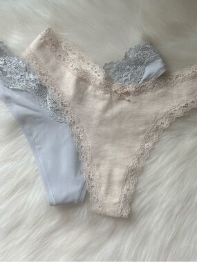 SKIMS Fits Everybody 2 Pair Dipped Thong Size S